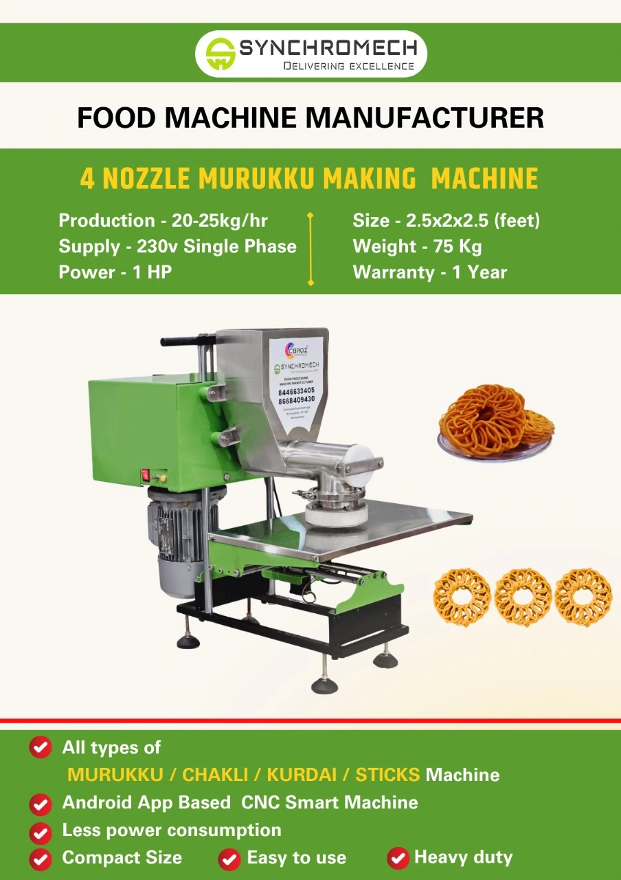 Murukku Machine 4 Nozzle